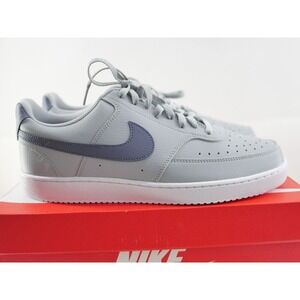 Nike Men's Court Vision Low‎ NN Wolf Grey/L-Carbon Sneakers Sz 11.5 FQ7669-001
